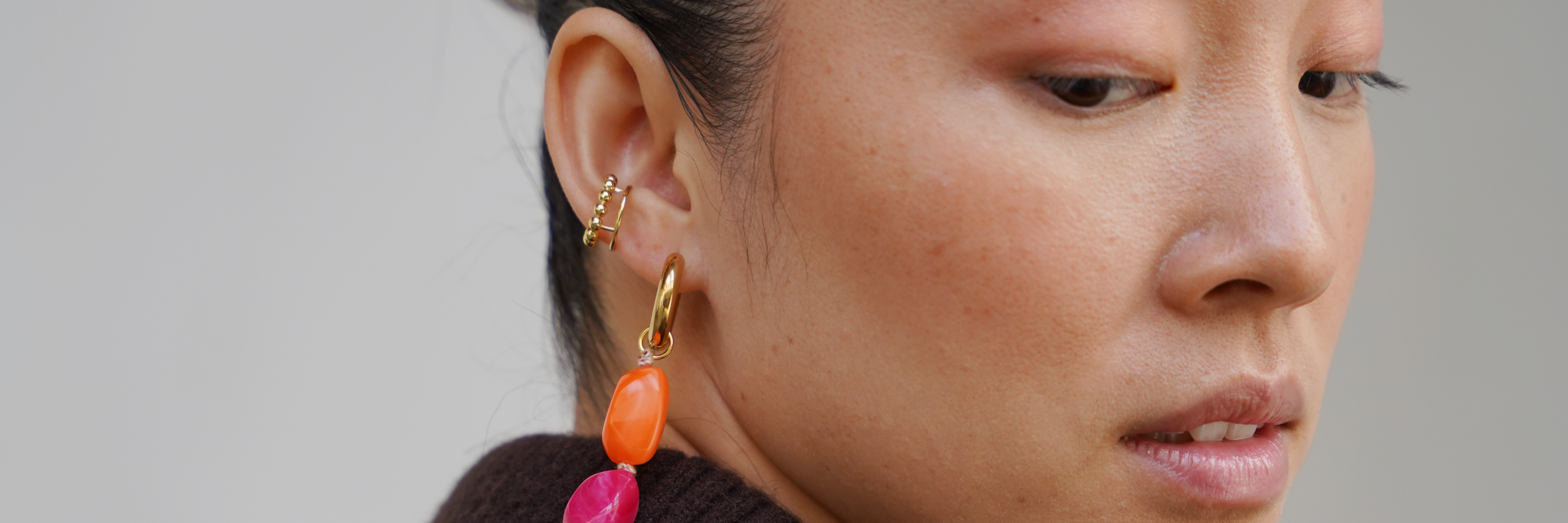 Ontdek de ear cuffs van Notbranded, stainless steel goudkleurig en zilverkleurig