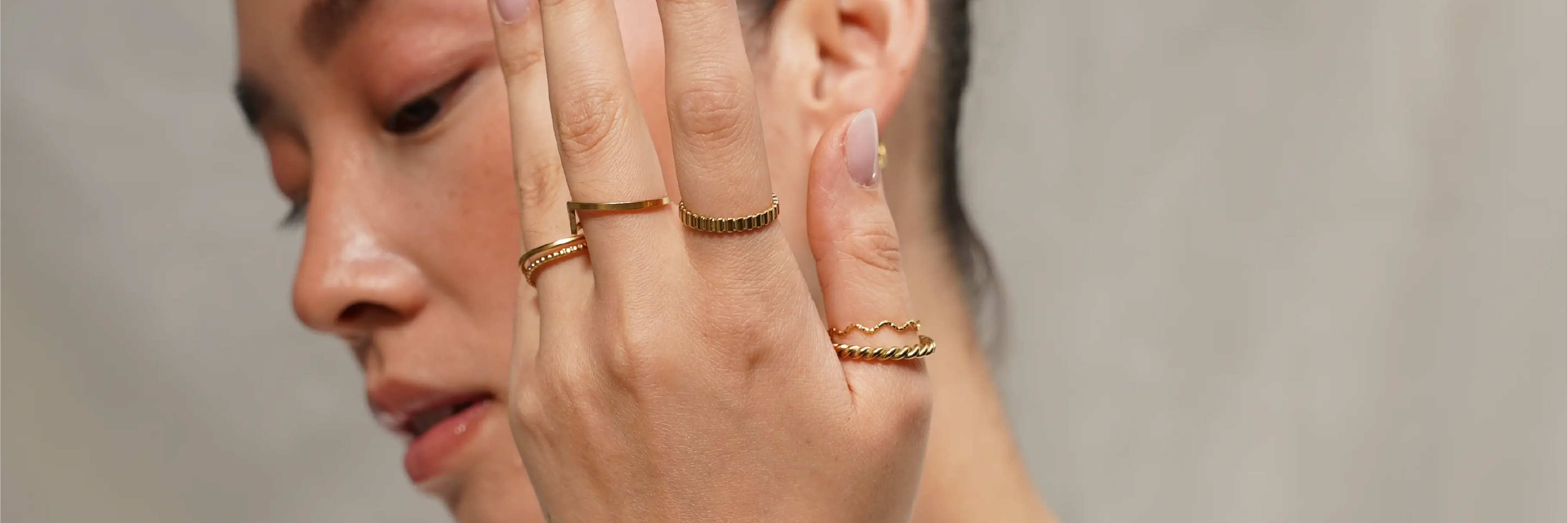Ontdek de ringen collectie van Notbranded, stainless steel goudkleurig en zilverkleurig