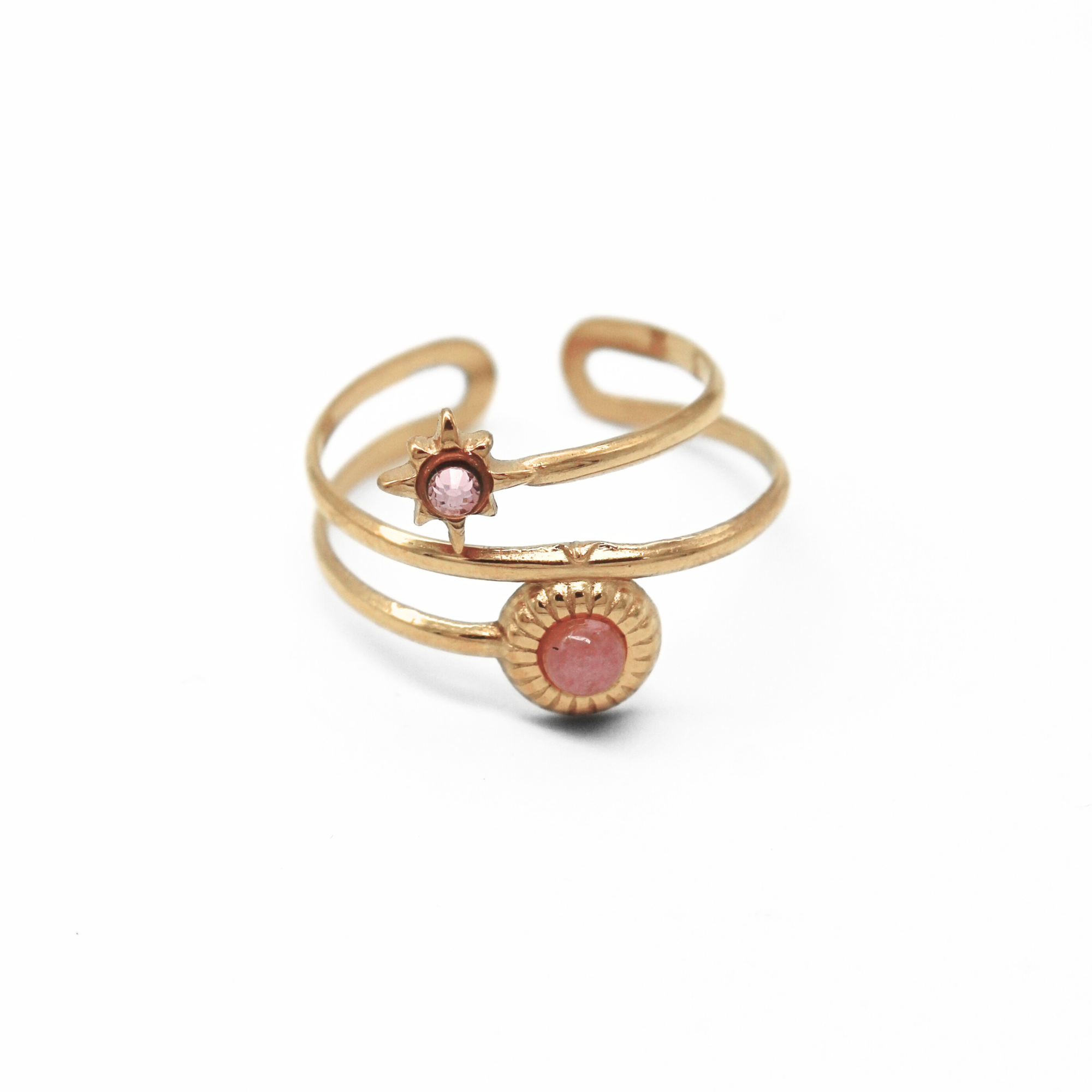 Candace - Ring - Edelstahl - verstellbar