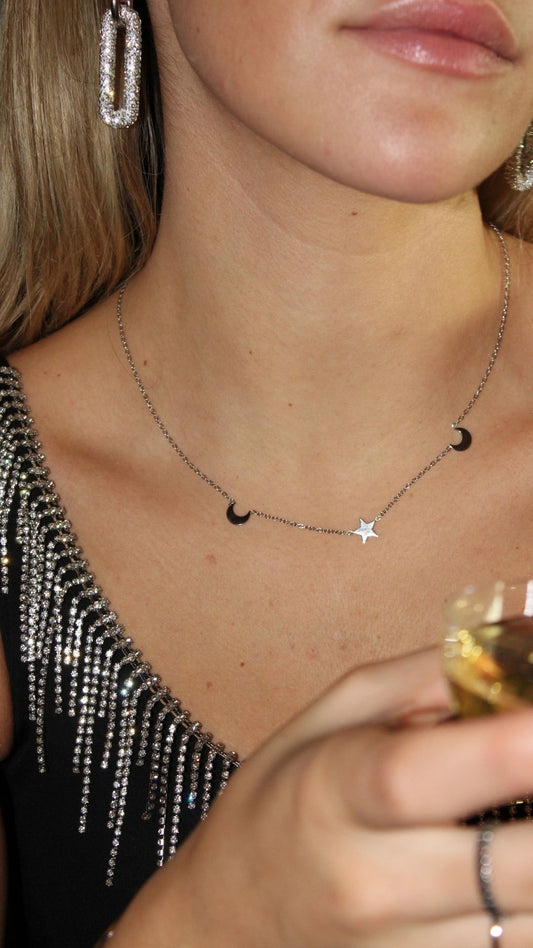 Galaxie - Halskette - Edelstahl