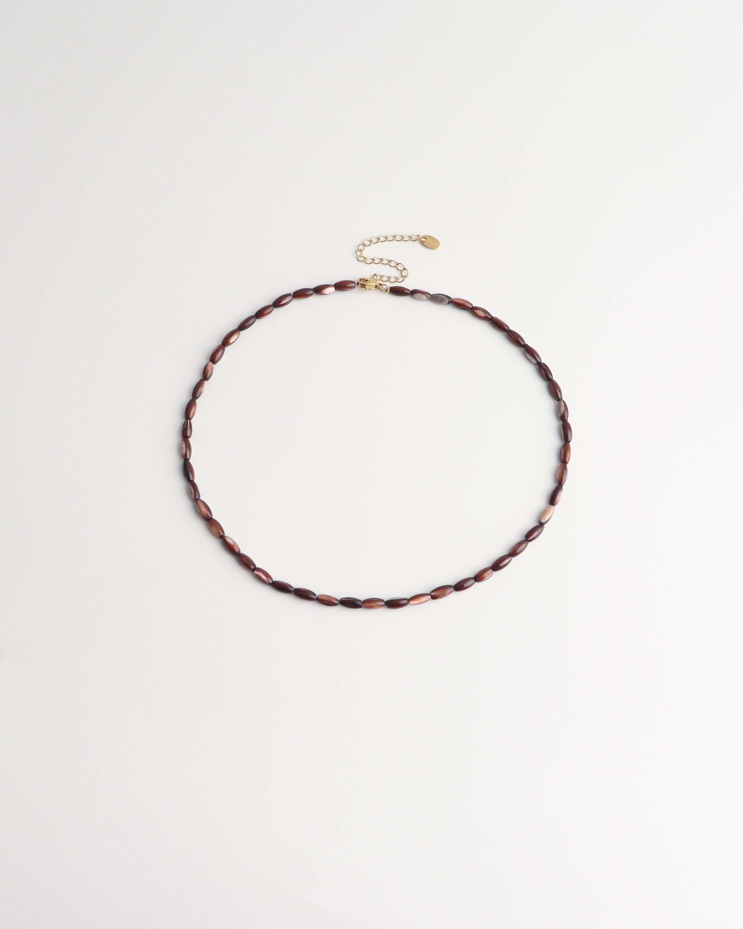 Große Muschel - Halskette - Edelstahl