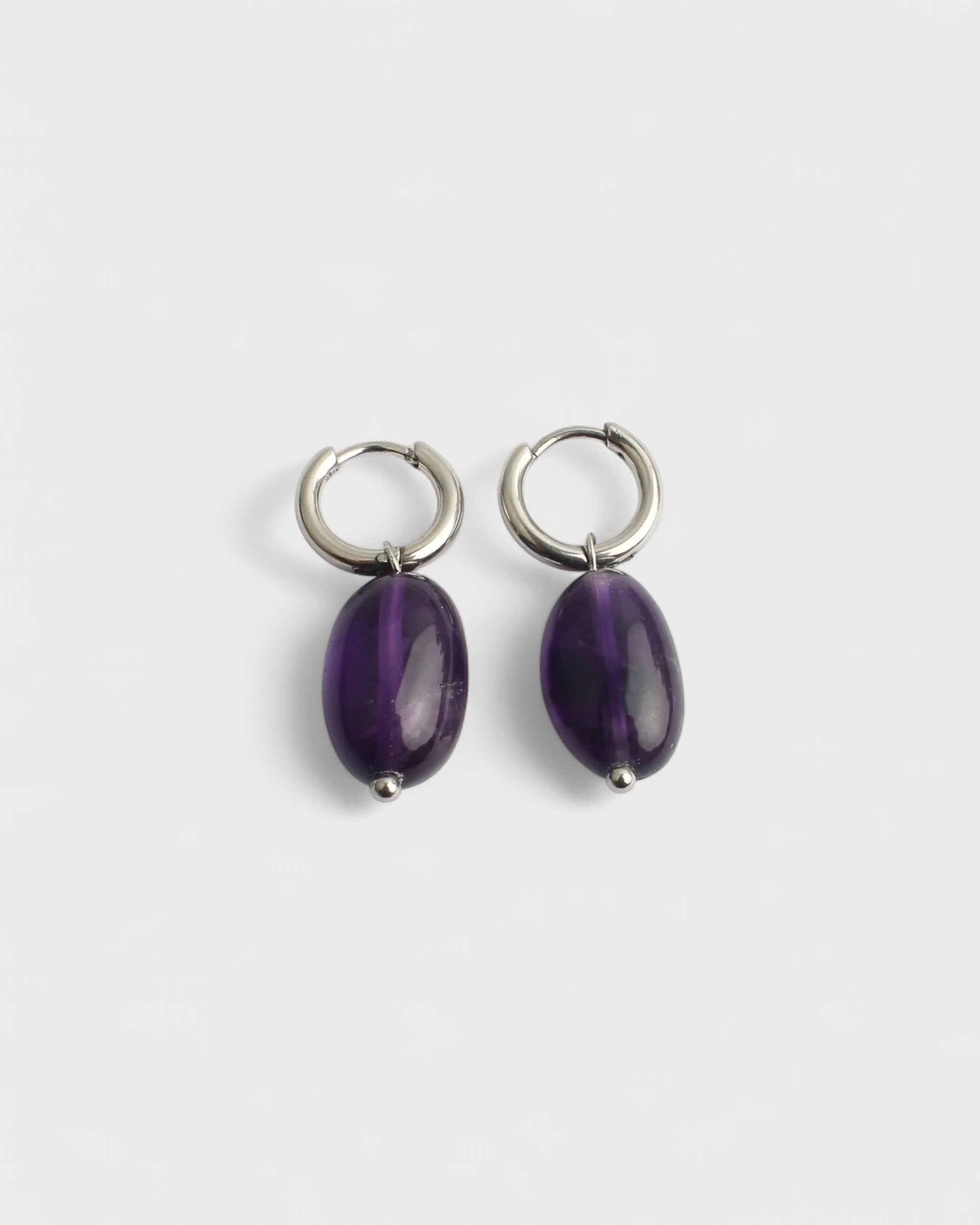 Violett - Ohrringe - Edelstahl