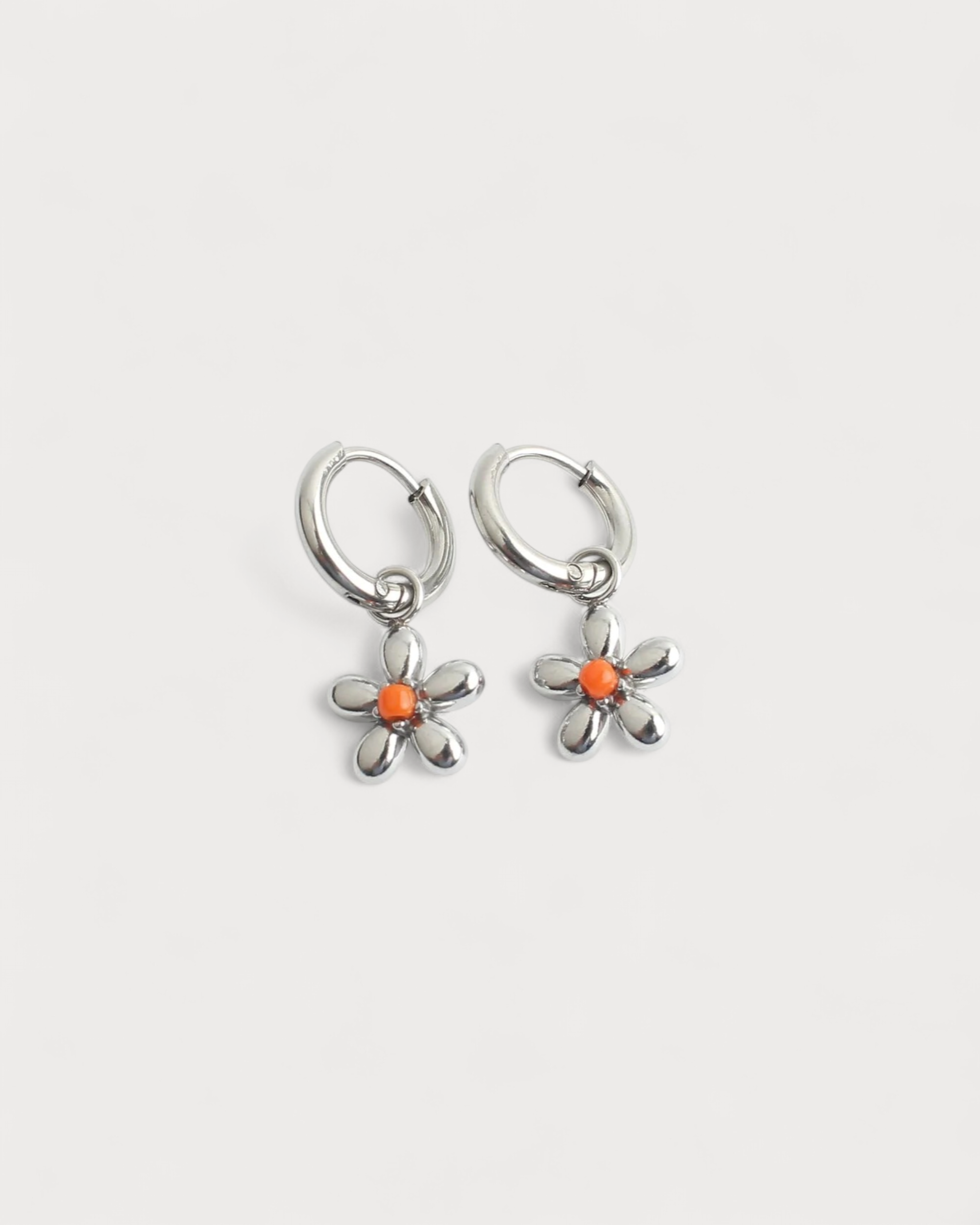 Mohn - Ohrringe - Edelstahl