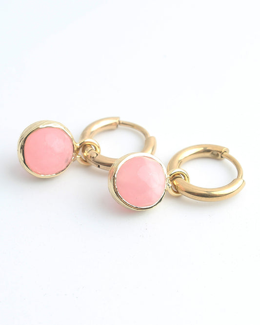 Saar - Earrings - Natural Stone - Stainless Steel