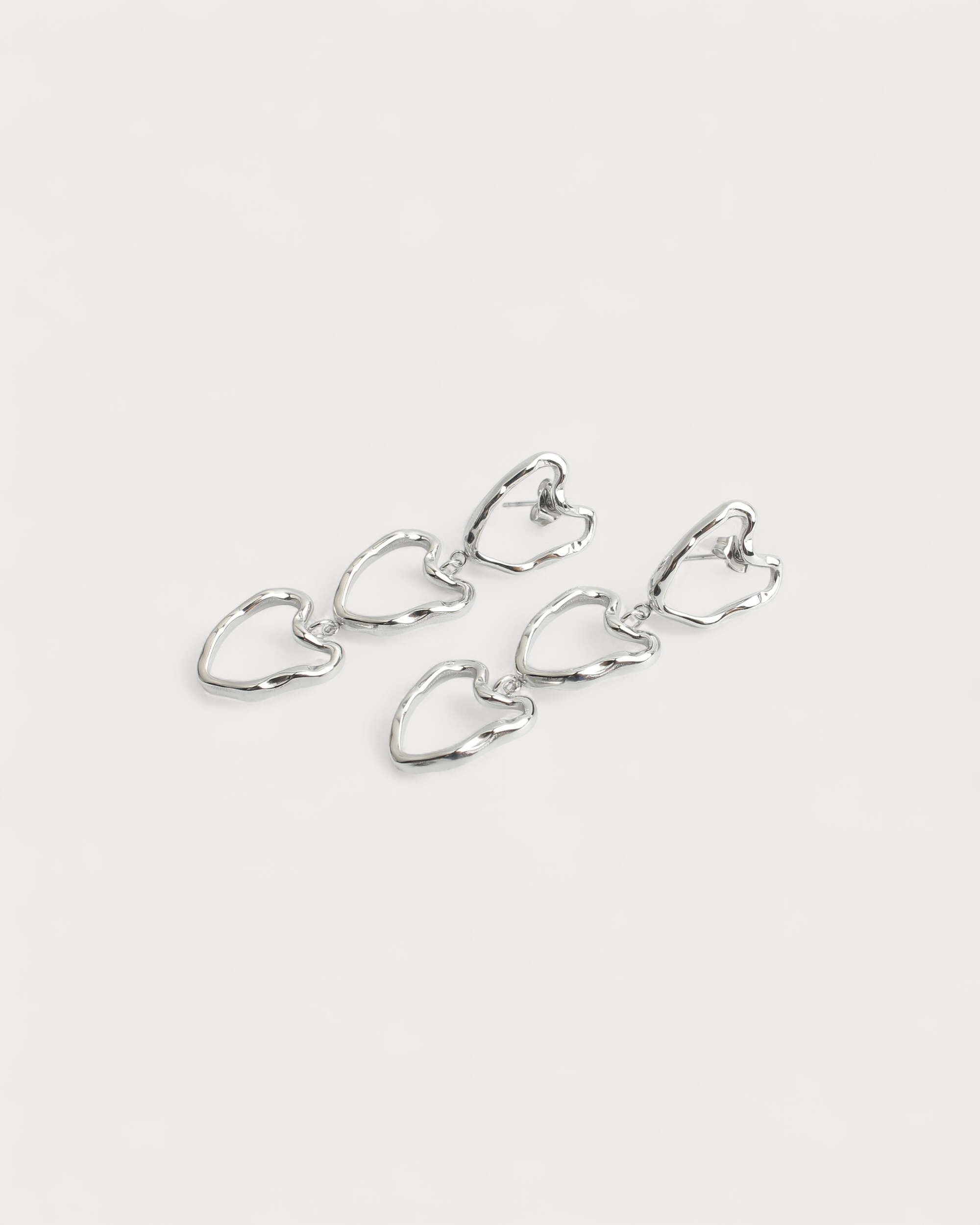 Chic Hearts - Ohrringe - Edelstahl
