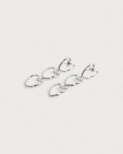 Chic Hearts - Ohrringe - Edelstahl