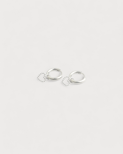 Dotted Hearts - Ohrringe - Edelstahl