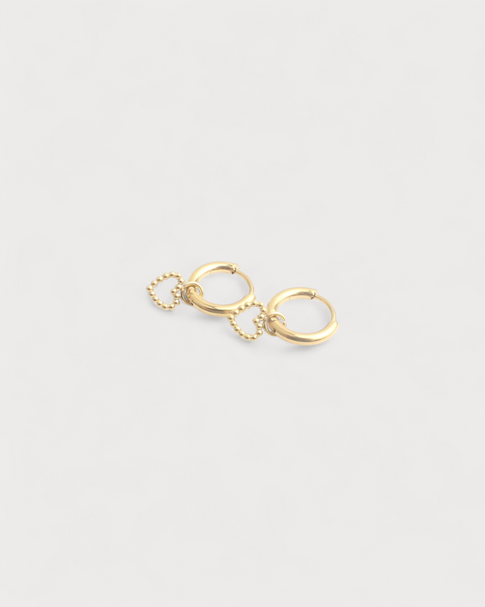 Dotted Hearts - Ohrringe - Edelstahl