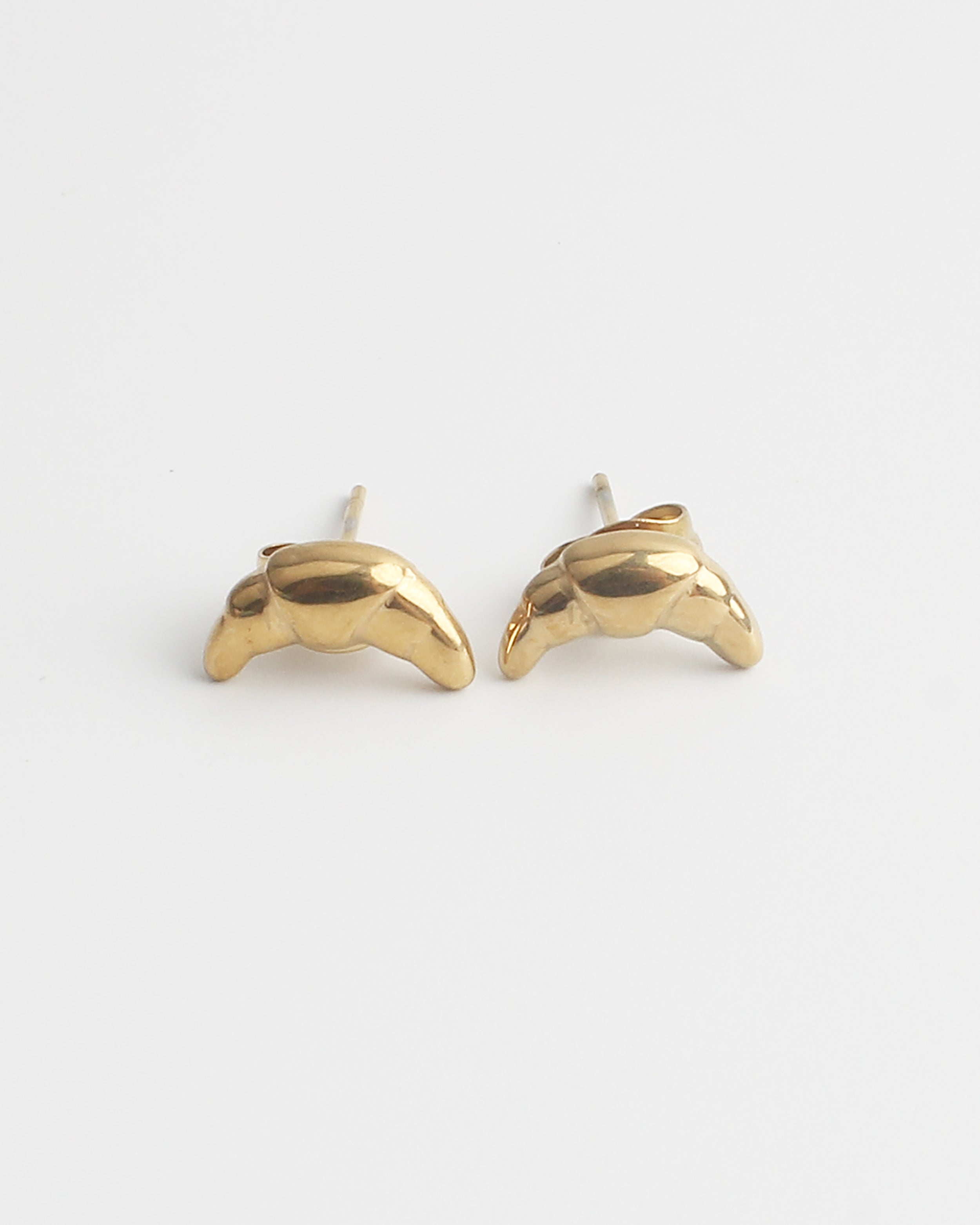 Little Croissant - Earrings - Studs - Stainless Steel