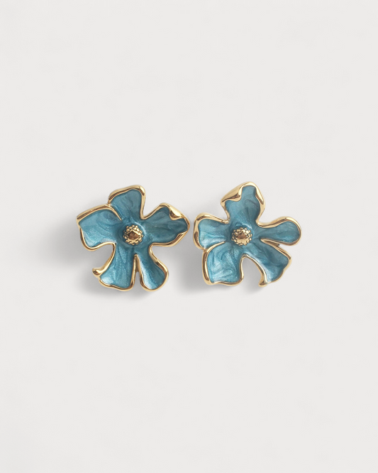 Love Flower - Ohrstecker - Ohrringe - Edelstahl