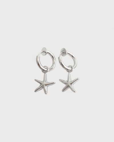 Ocean Star - Ohrringe - Clip On - Edelstahl