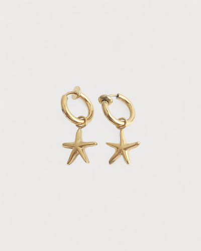 Ocean Star - Ohrringe - Clip On - Edelstahl