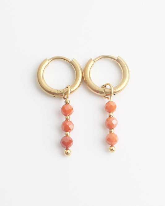 Mon Cheri - Ohrringe - Naturstein - Edelstahl