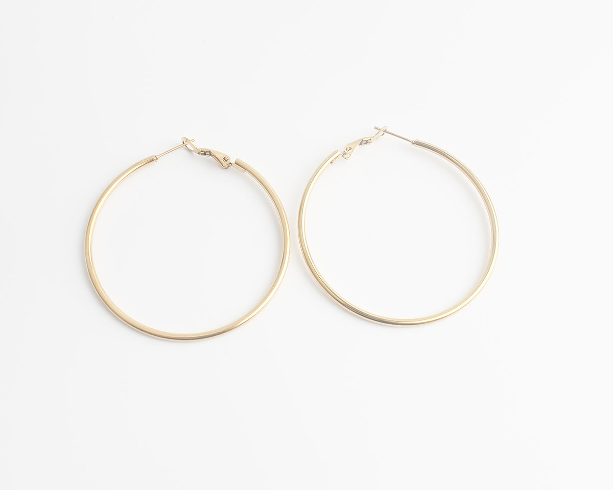 Basic hoops - Ohrringe - Edelstahl