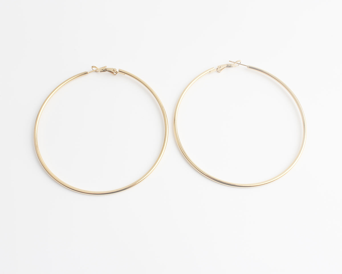 Basic hoops - Ohrringe - Edelstahl