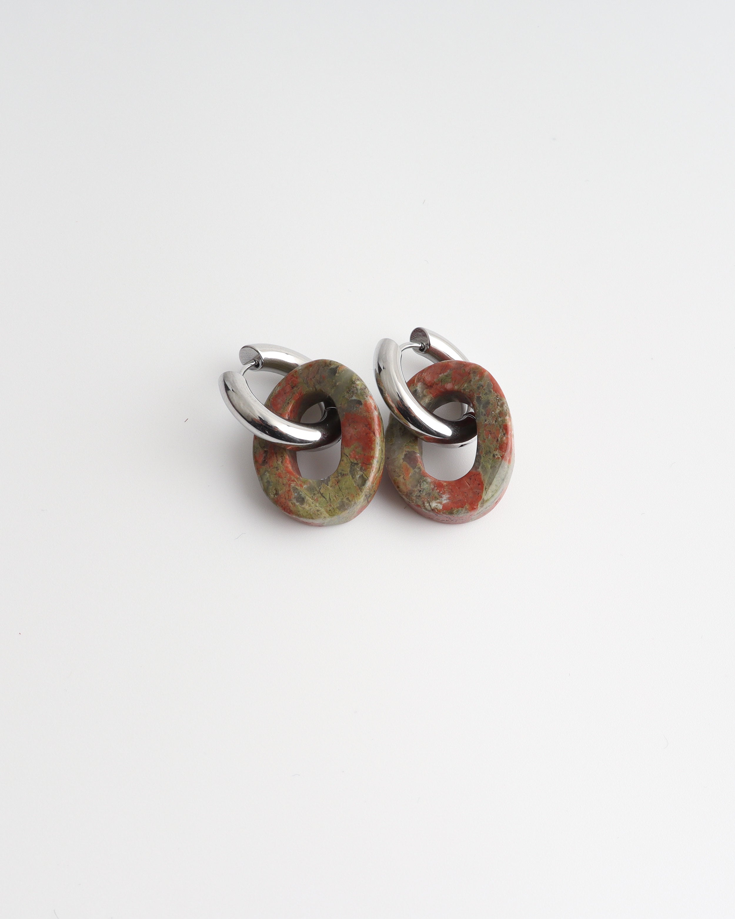 Imke - Earrings - Natural stone - Stainless Steel
