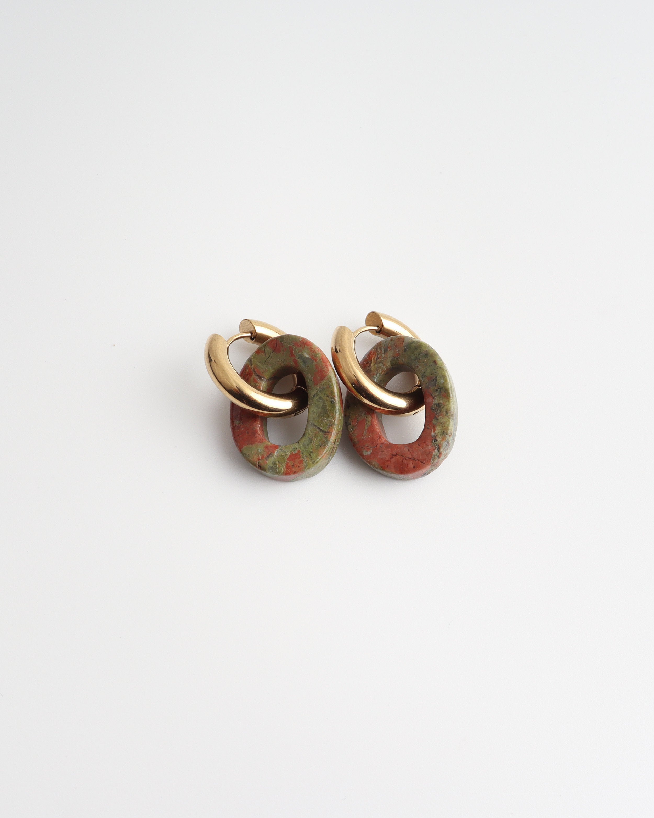 Imke - Earrings - Natural stone - Stainless Steel