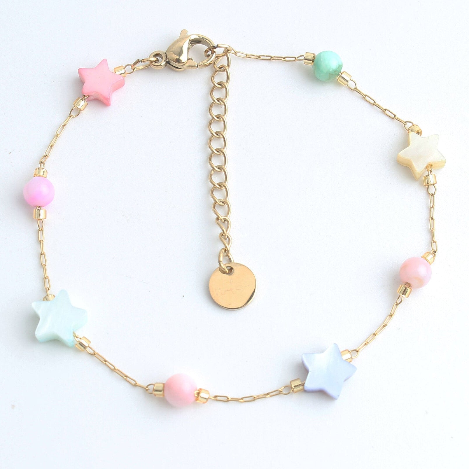 Rainbow Star - Bracelet - Stainless Steel