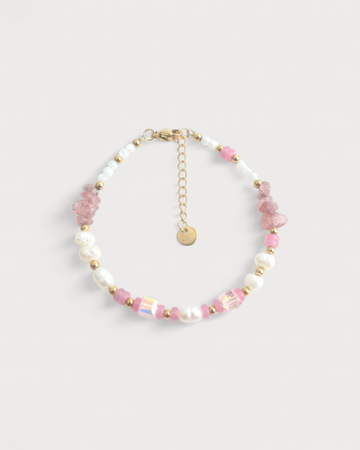 Maddi - Armband - Naturstein - Edelstahl