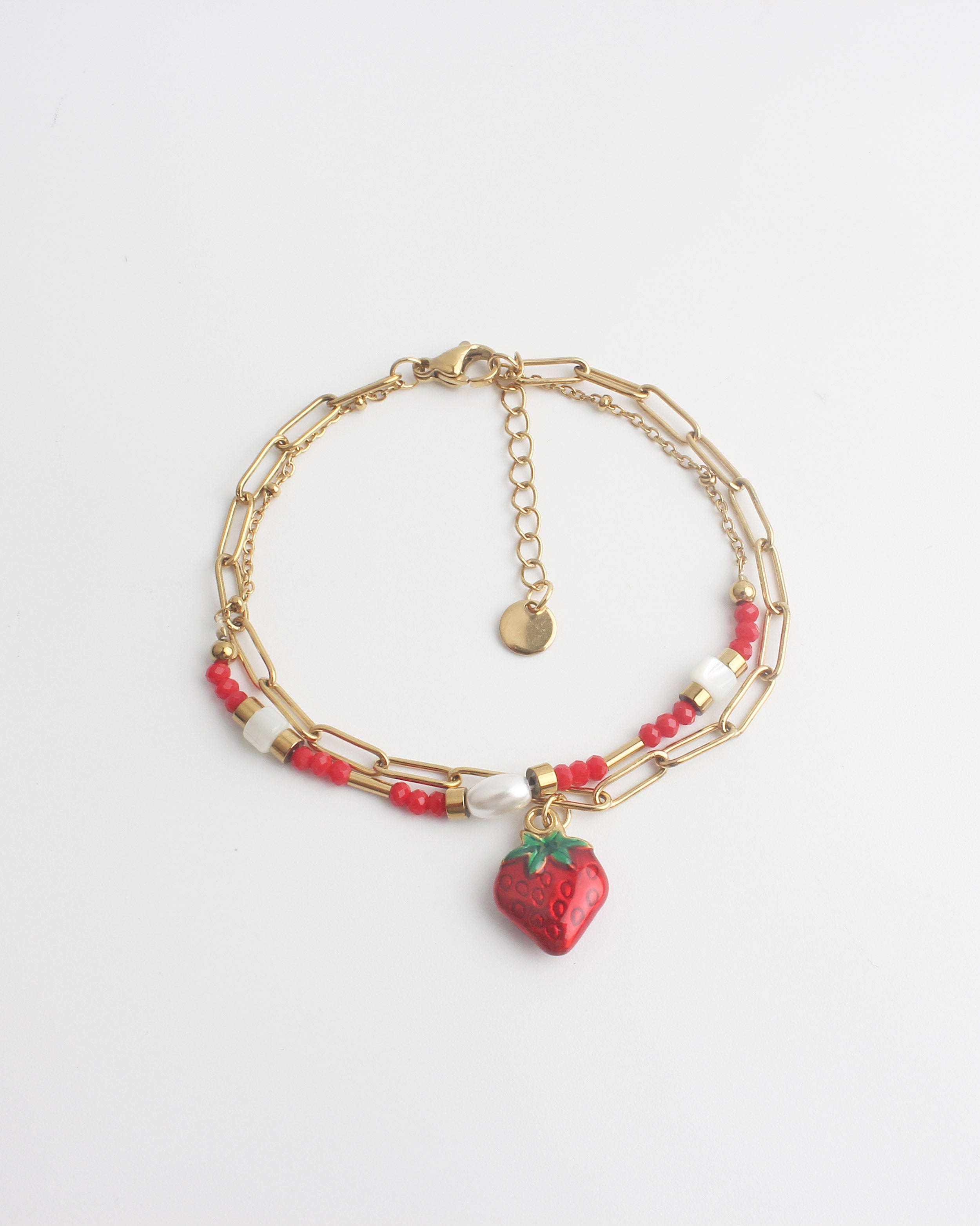 Fruity Strawberry - Bracelet - Stainless Steel