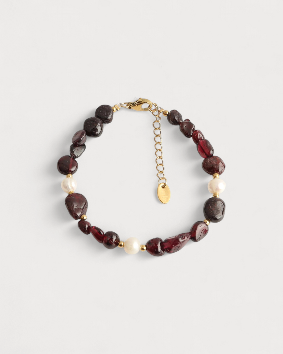 Xandra - Armband - Naturstein - Edelstahl