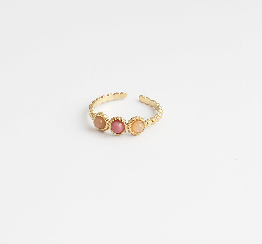 Demi - Ring - Edelstahl - Verstellbar