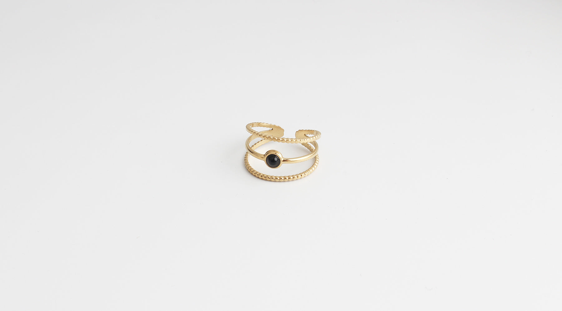 Aarya - Ring - Stainless Steel - Adjustable
