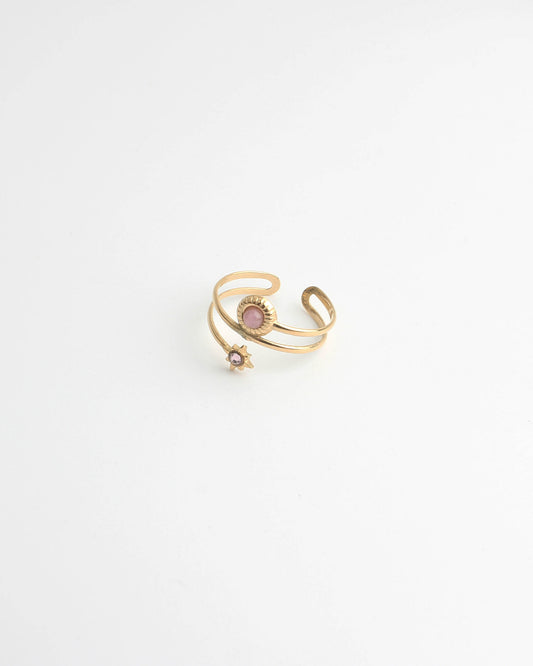 Candace - Ring - Edelstahl - verstellbar
