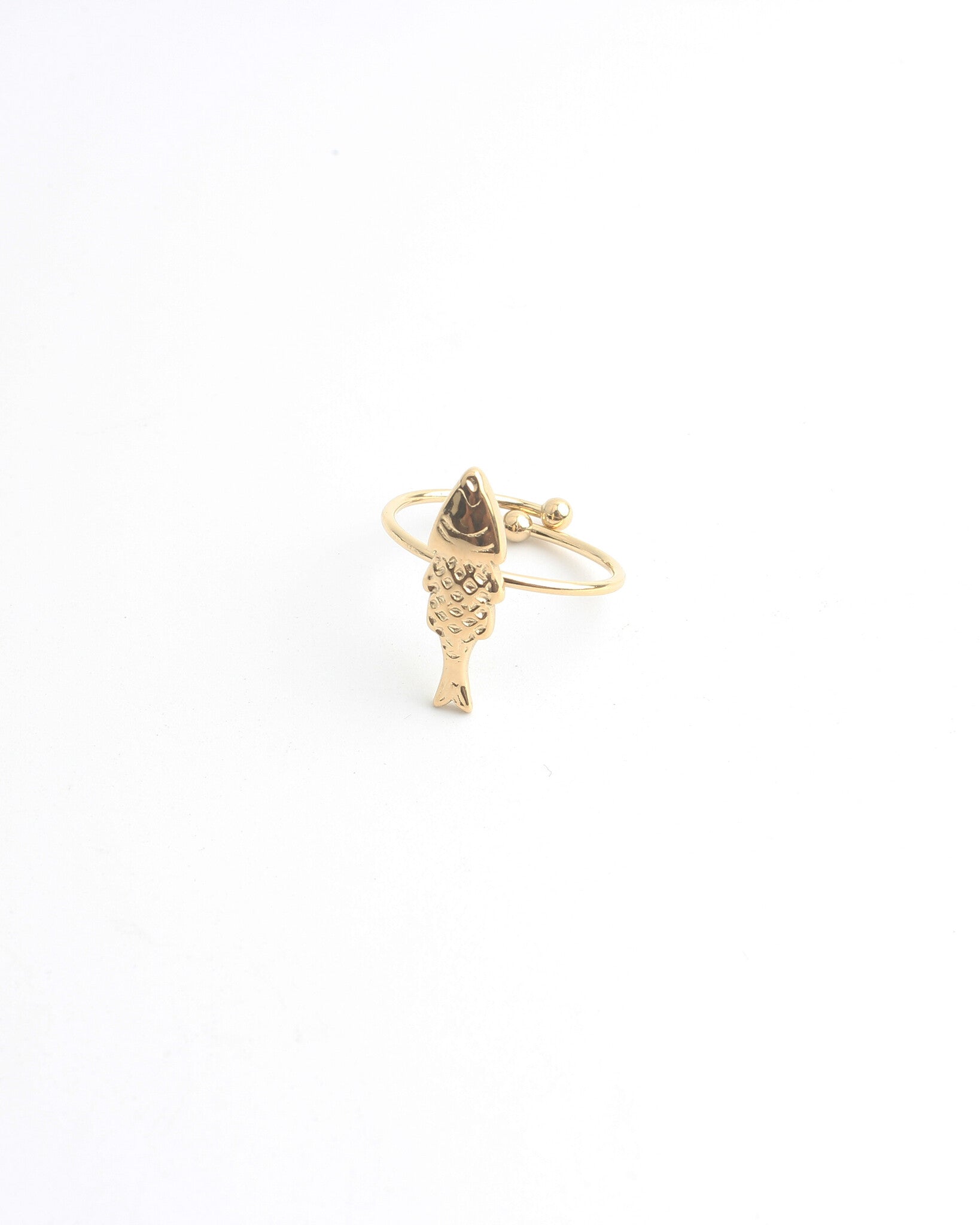 Fish - Ring - Stainless Steel - Adjustable