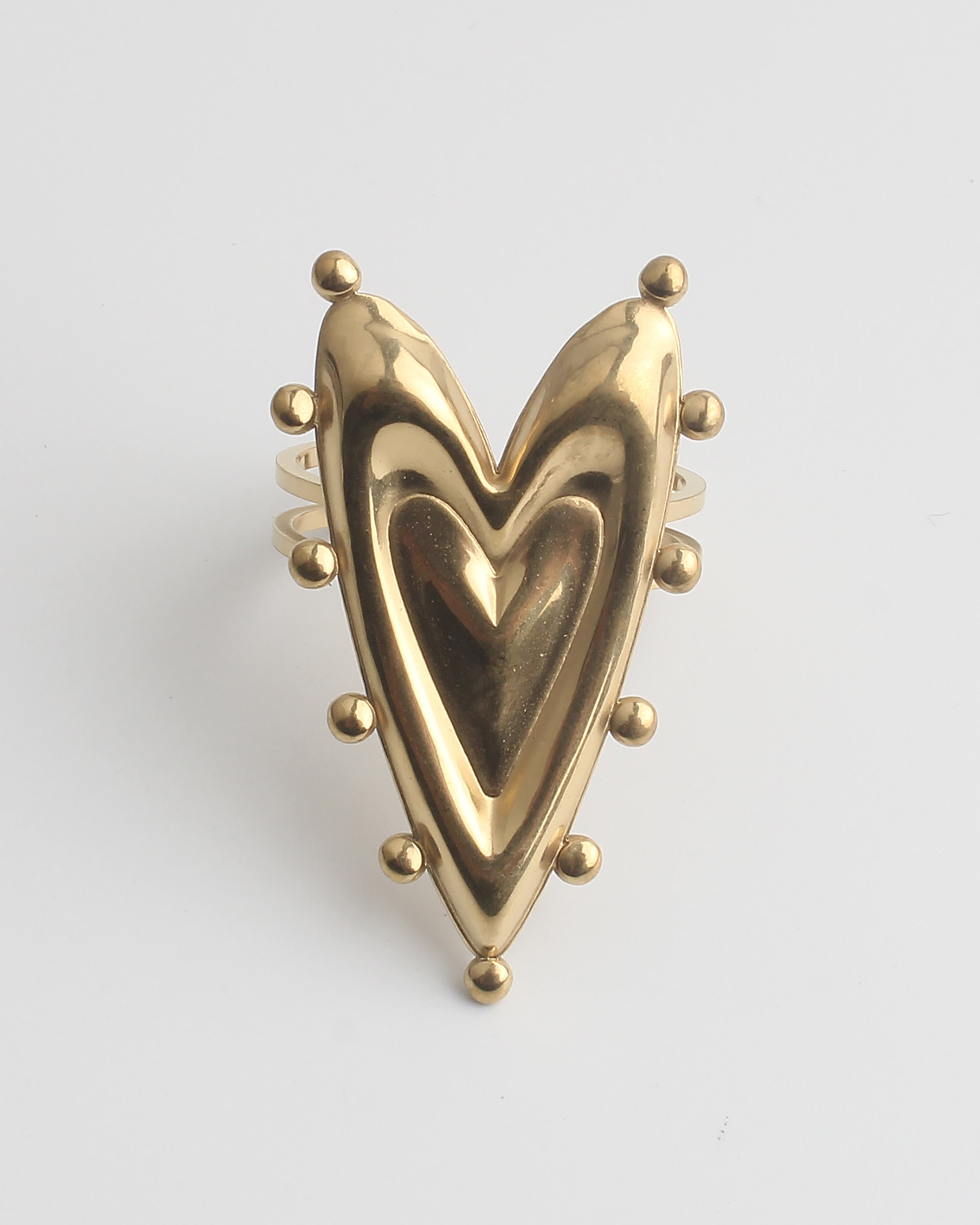 Layers of love - Ring - Stainless Steel - Adjustable