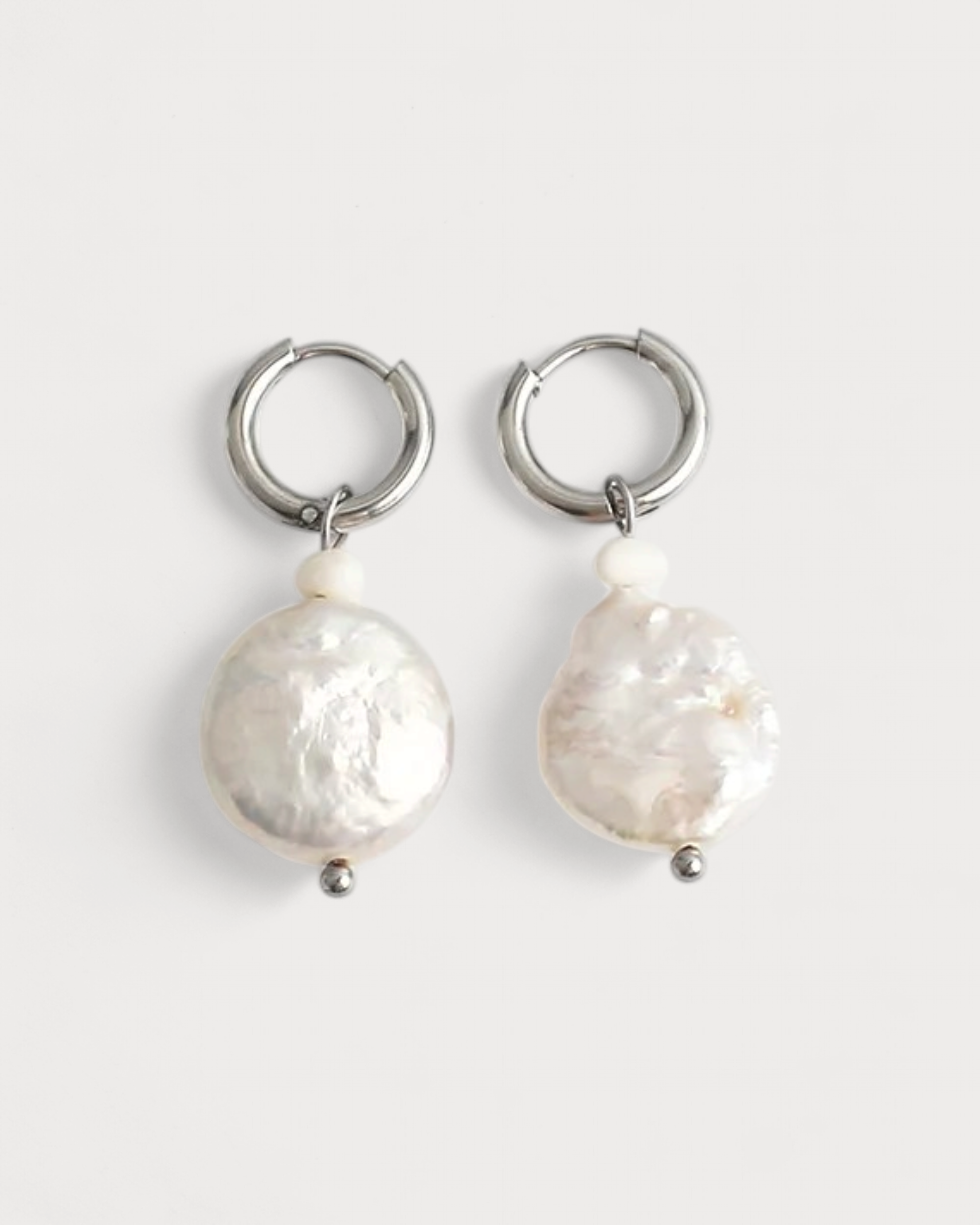 Thalia - Ohrringe - Perle - Edelstahl