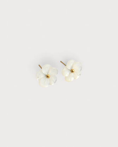 Shell Flower  Ohrstecker - Ohrringe - Edelstahl