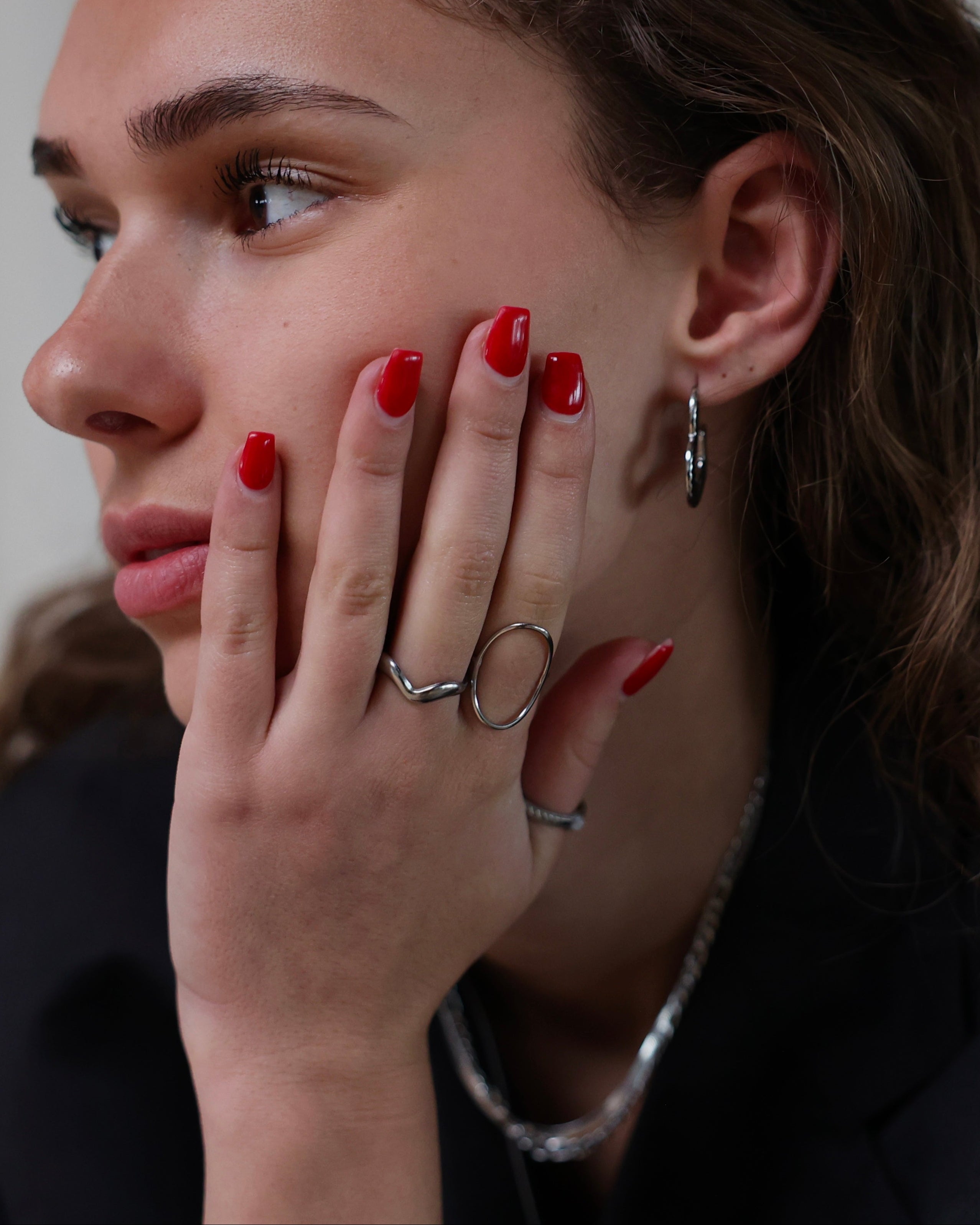 Monica - Ring - Edelstahl - Verstellbar