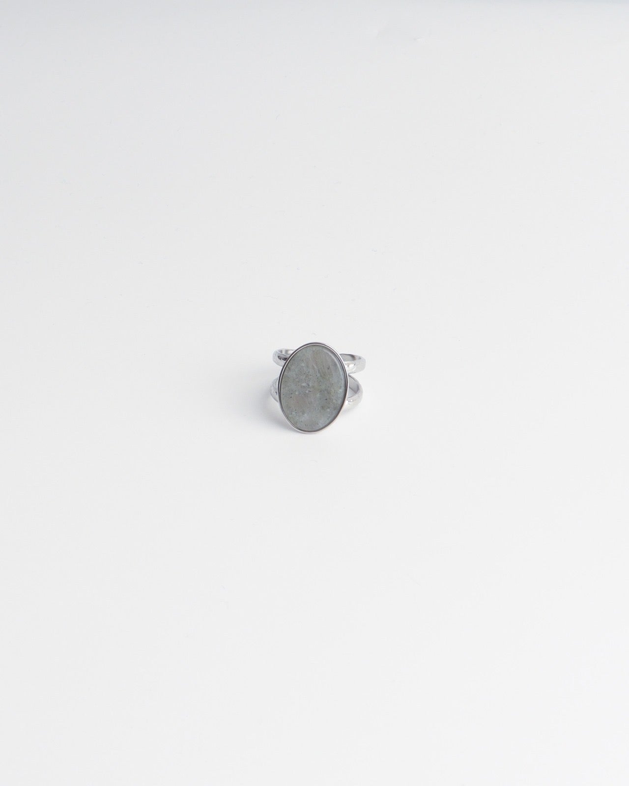 Layla - Ring - Edelstahl - Verstellbar - Naturstein