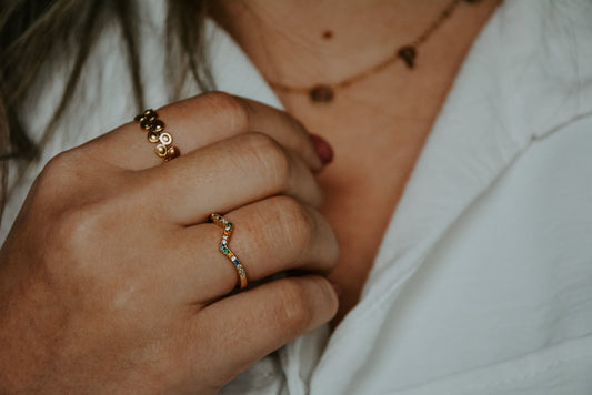 Ellinor - Ring - Edelstahl - Verstellbar