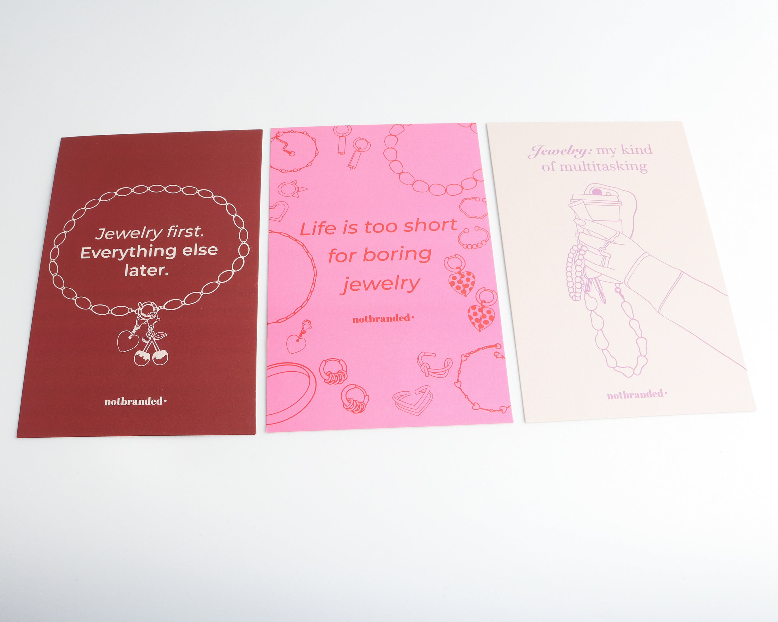 Notbranded Postkarten-Set