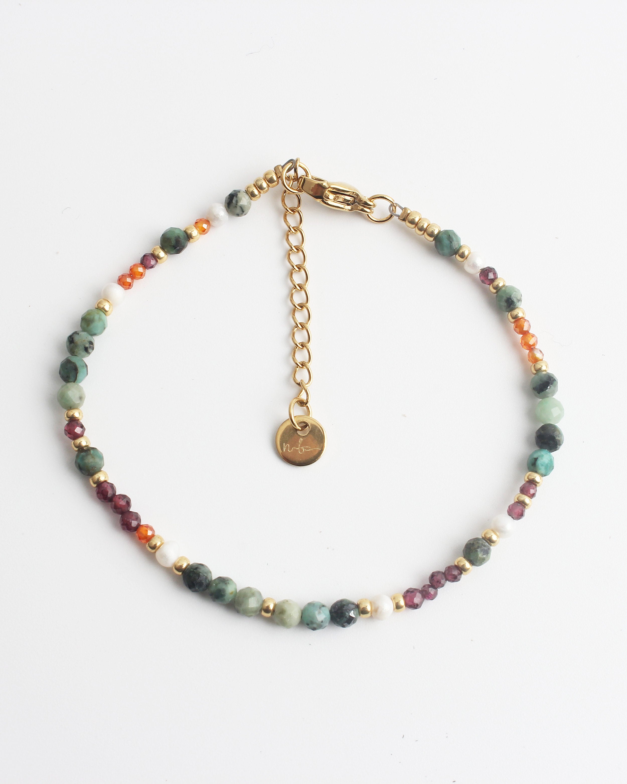 Tira - Armband - Naturstein - Edelstahl