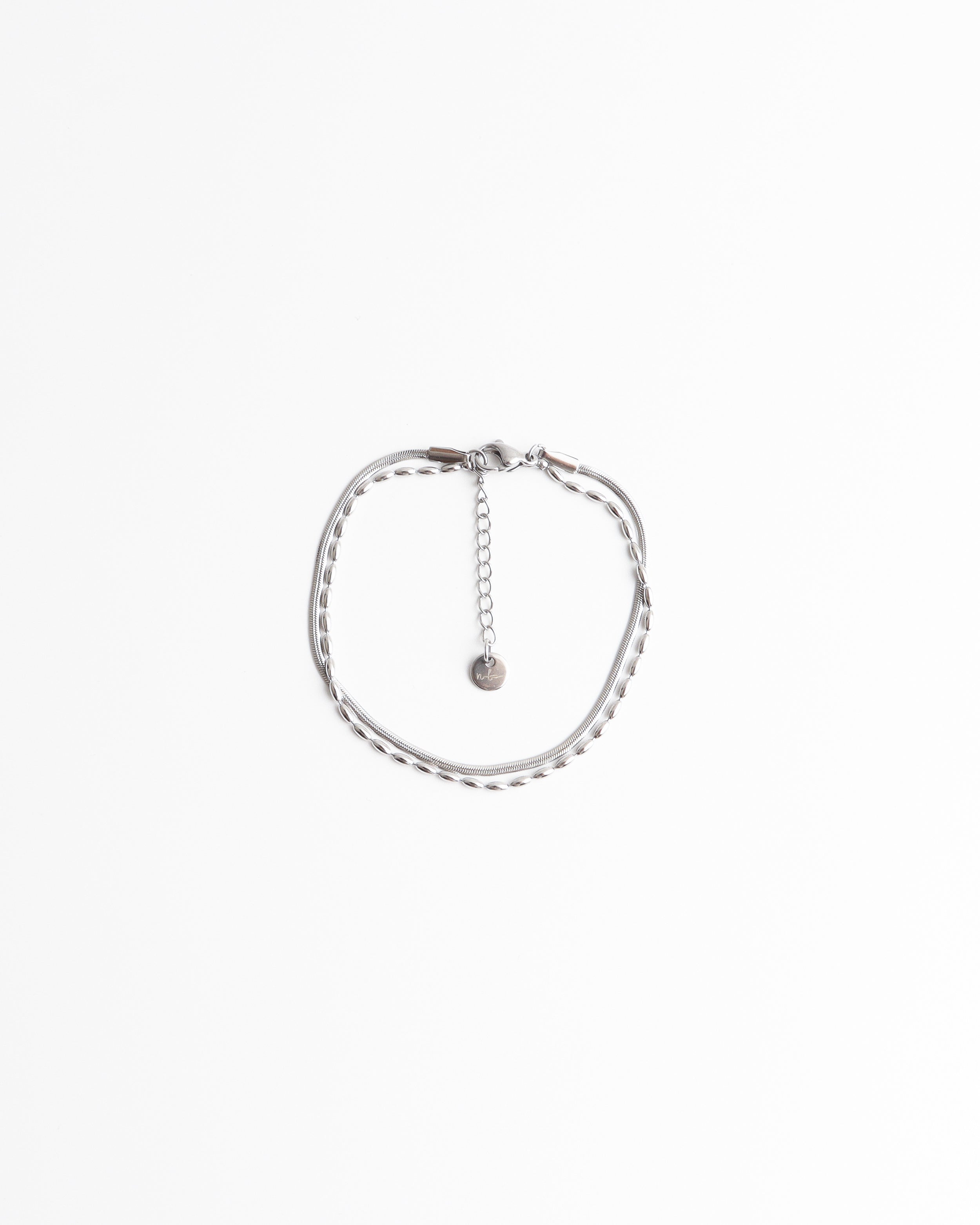Minimalistisch - Armband - 2 Schichten - Edelstahl