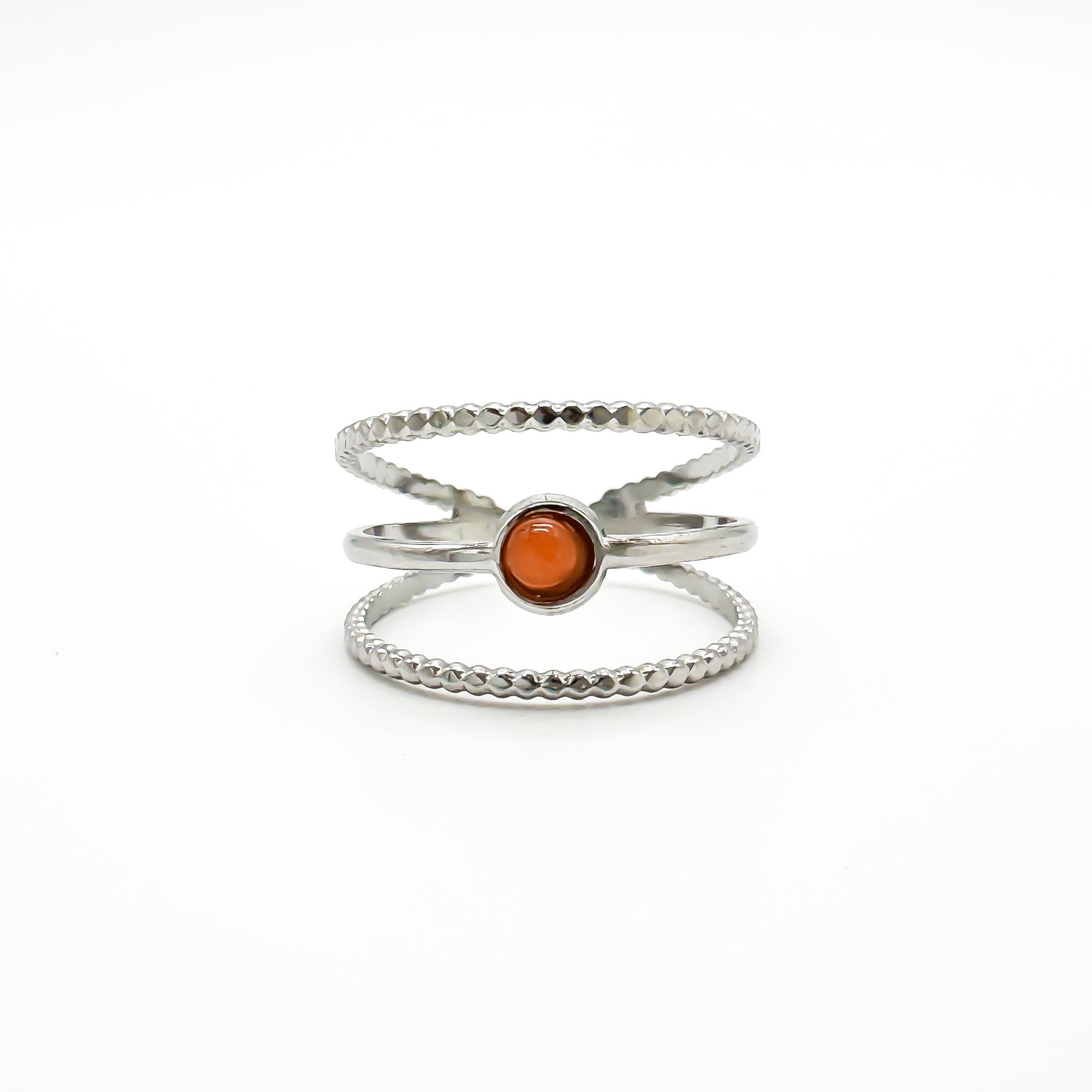 Aarya - Ring - Stainless Steel - Adjustable