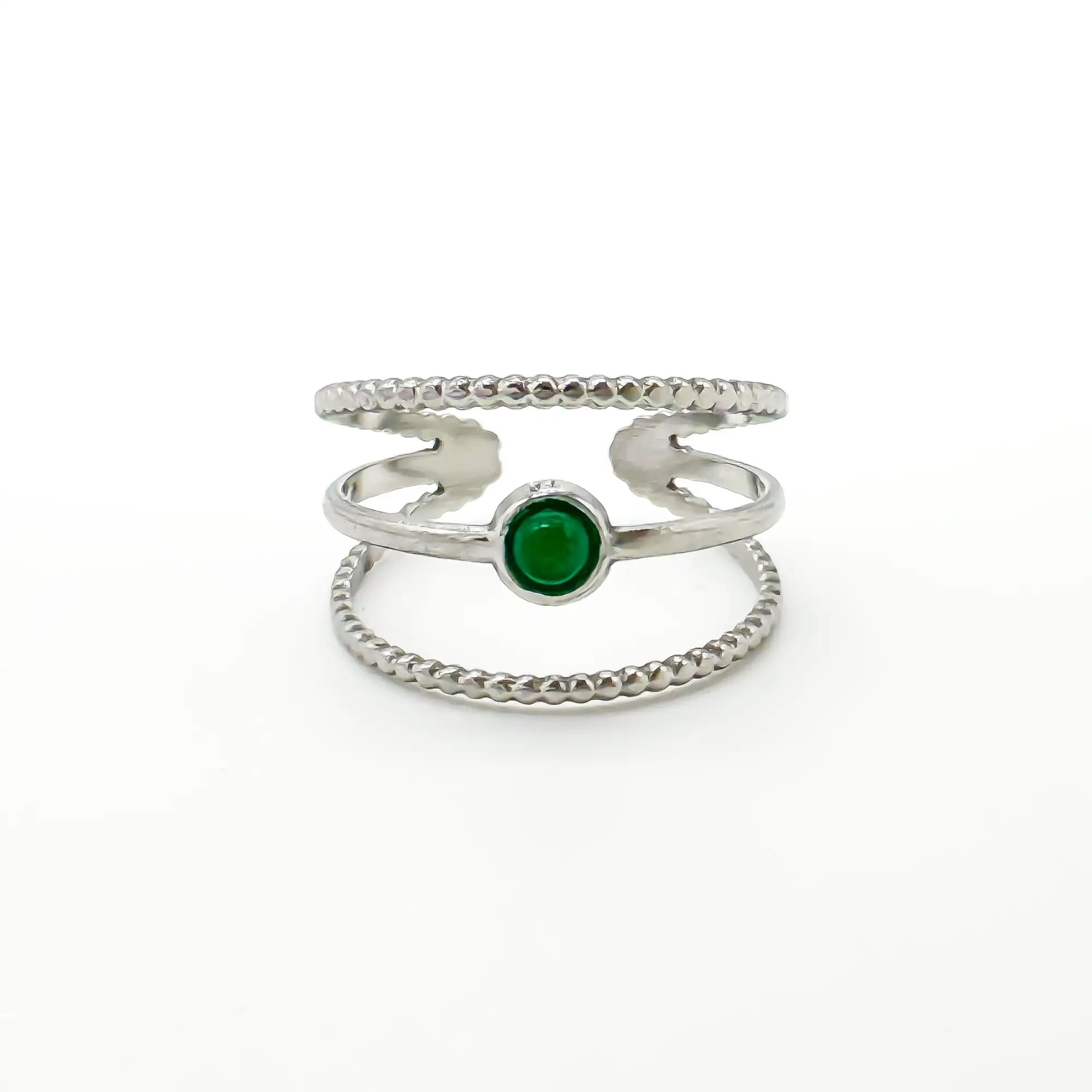 Aarya - Ring - Stainless Steel - Adjustable