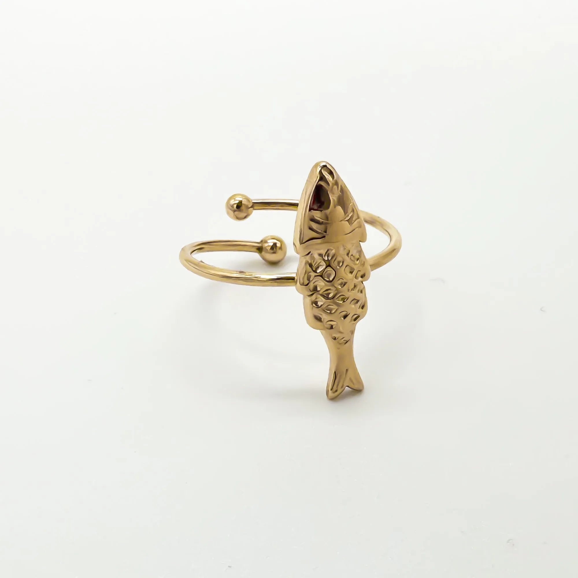 Fish - Ring - Stainless Steel - Adjustable