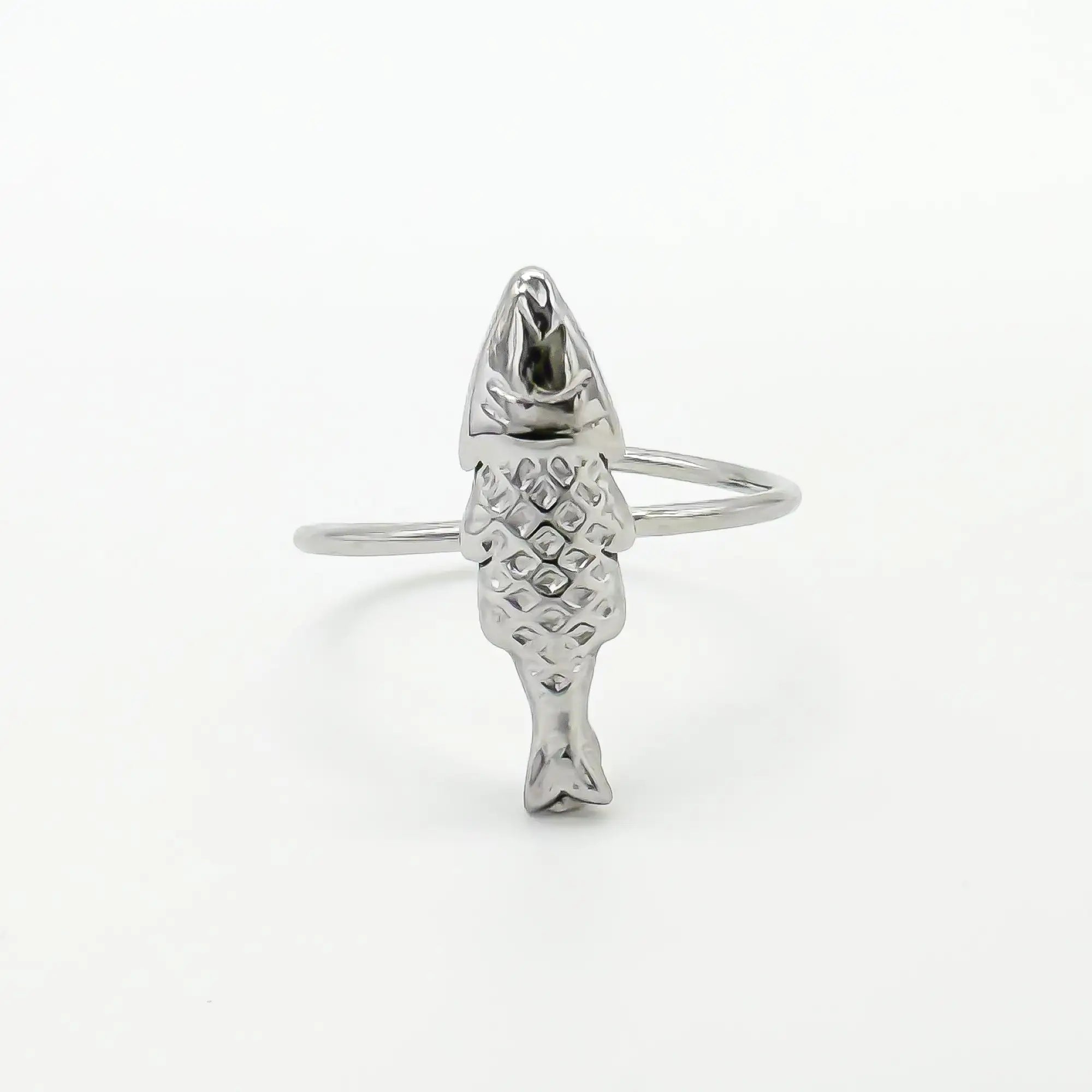 Fish - Ring - Stainless Steel - Adjustable