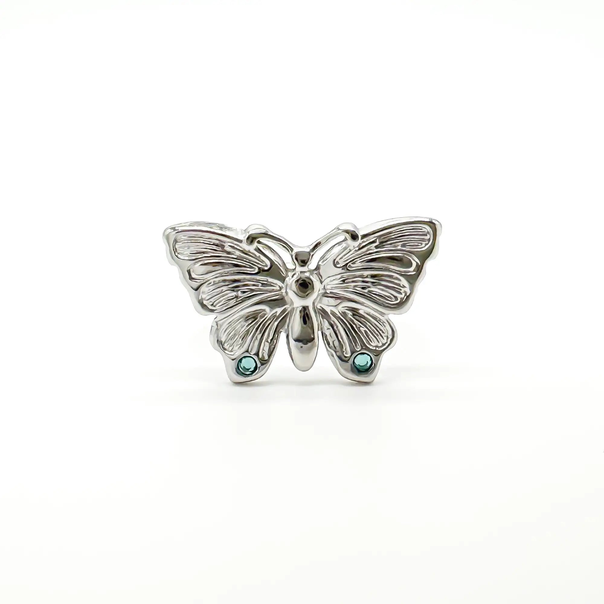 Butterfly - Ring - Stainless Steel - Adjustable