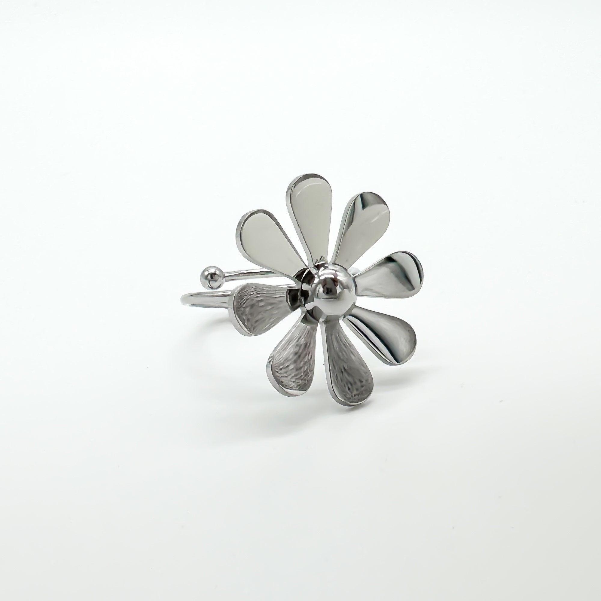 Viola - Ring - Edelstahl - verstellbar