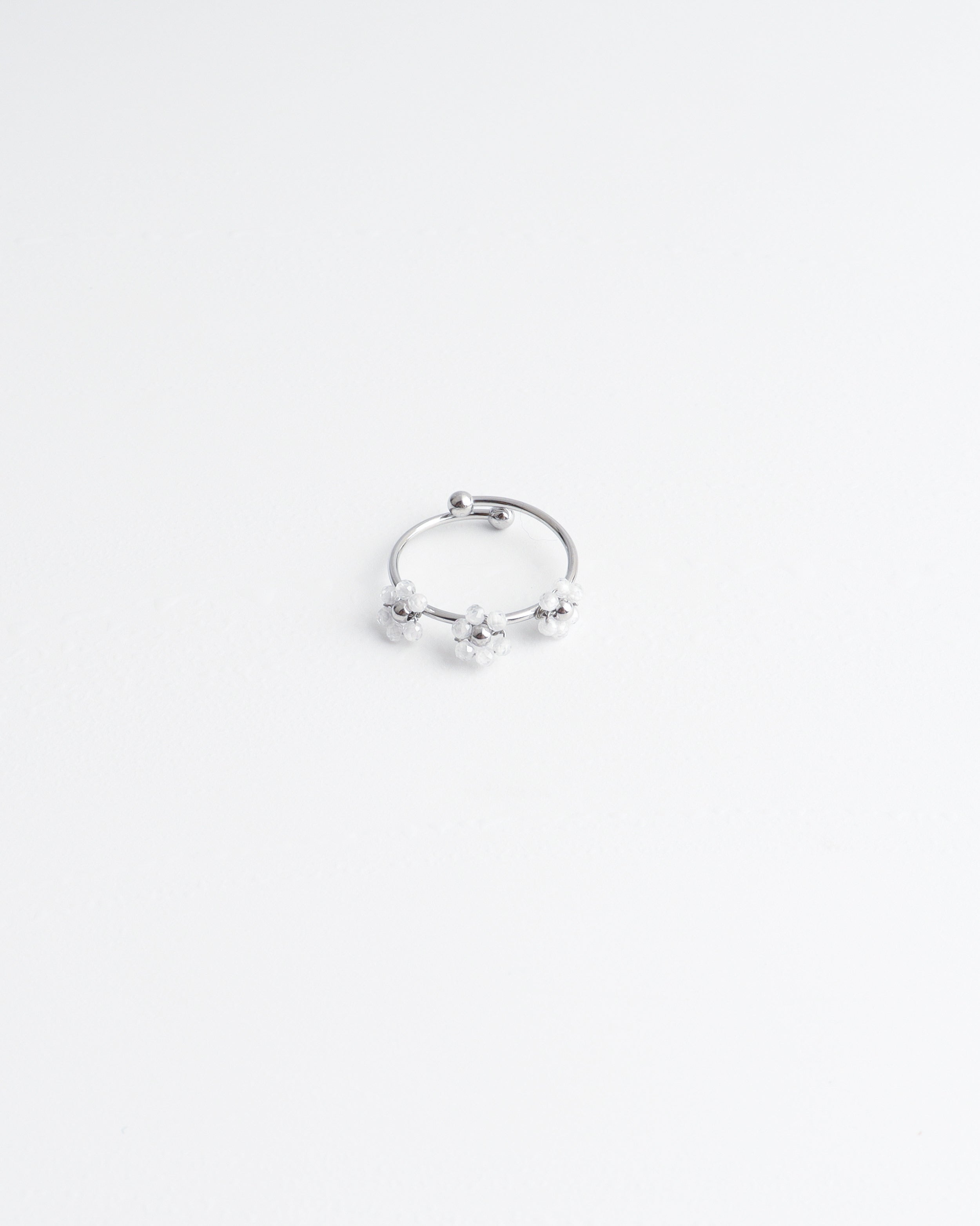 Camelia- Ring - Edelstahl - verstellbar