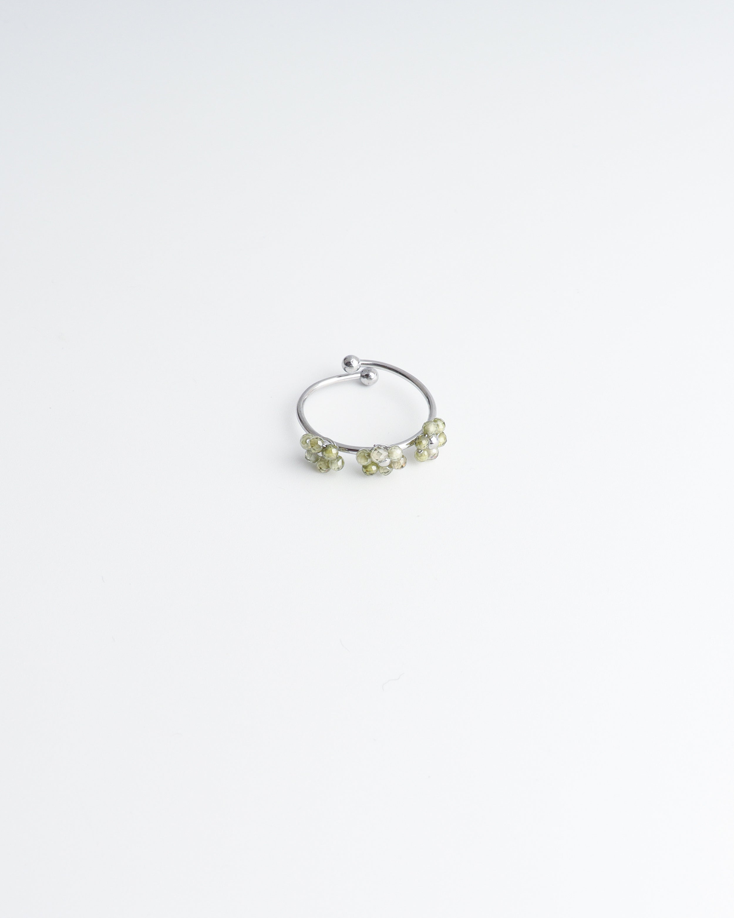 Camelia- Ring - Edelstahl - verstellbar