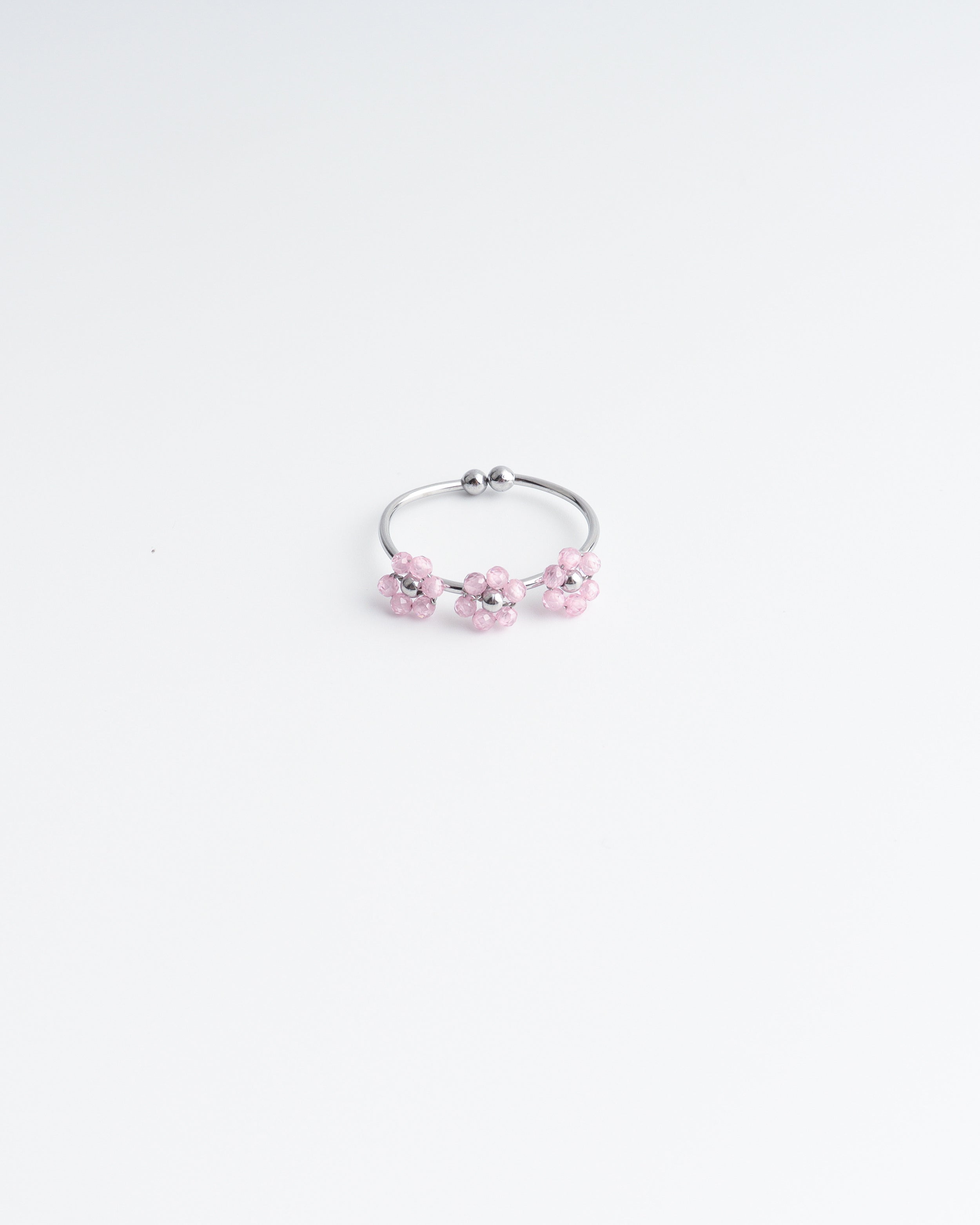 Camelia- Ring - Edelstahl - verstellbar