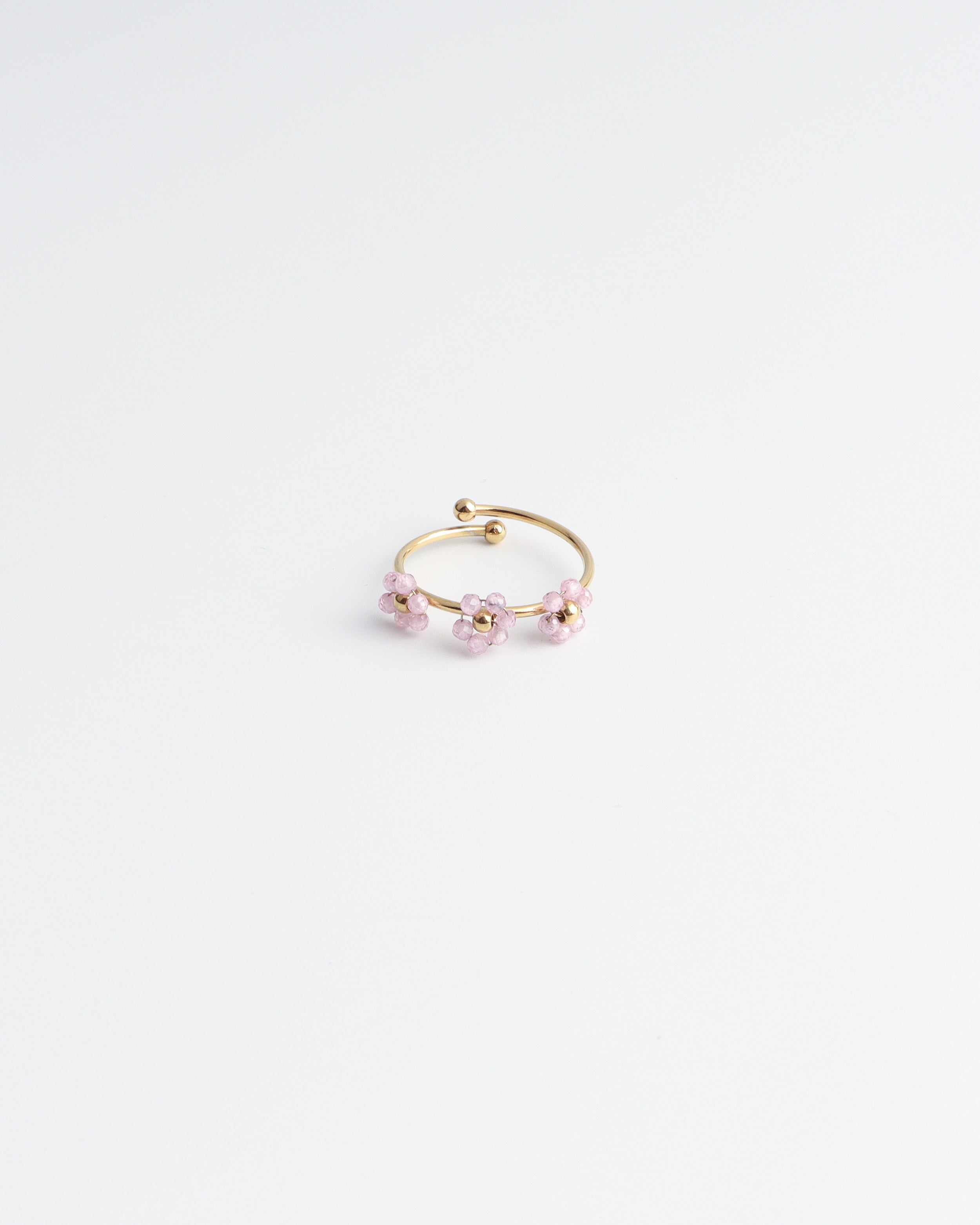 Camelia- Ring - Edelstahl - verstellbar