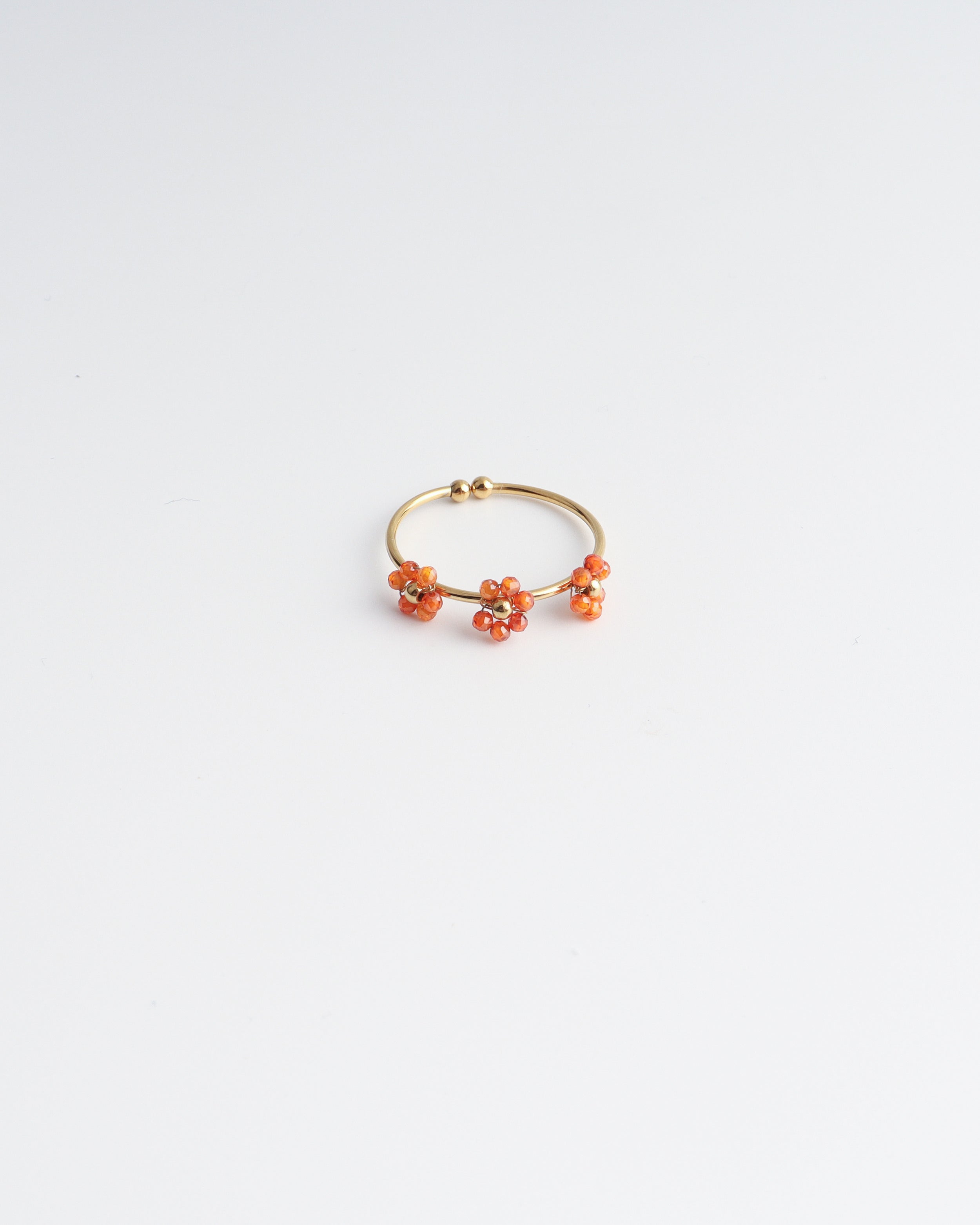 Camelia- Ring - Edelstahl - verstellbar