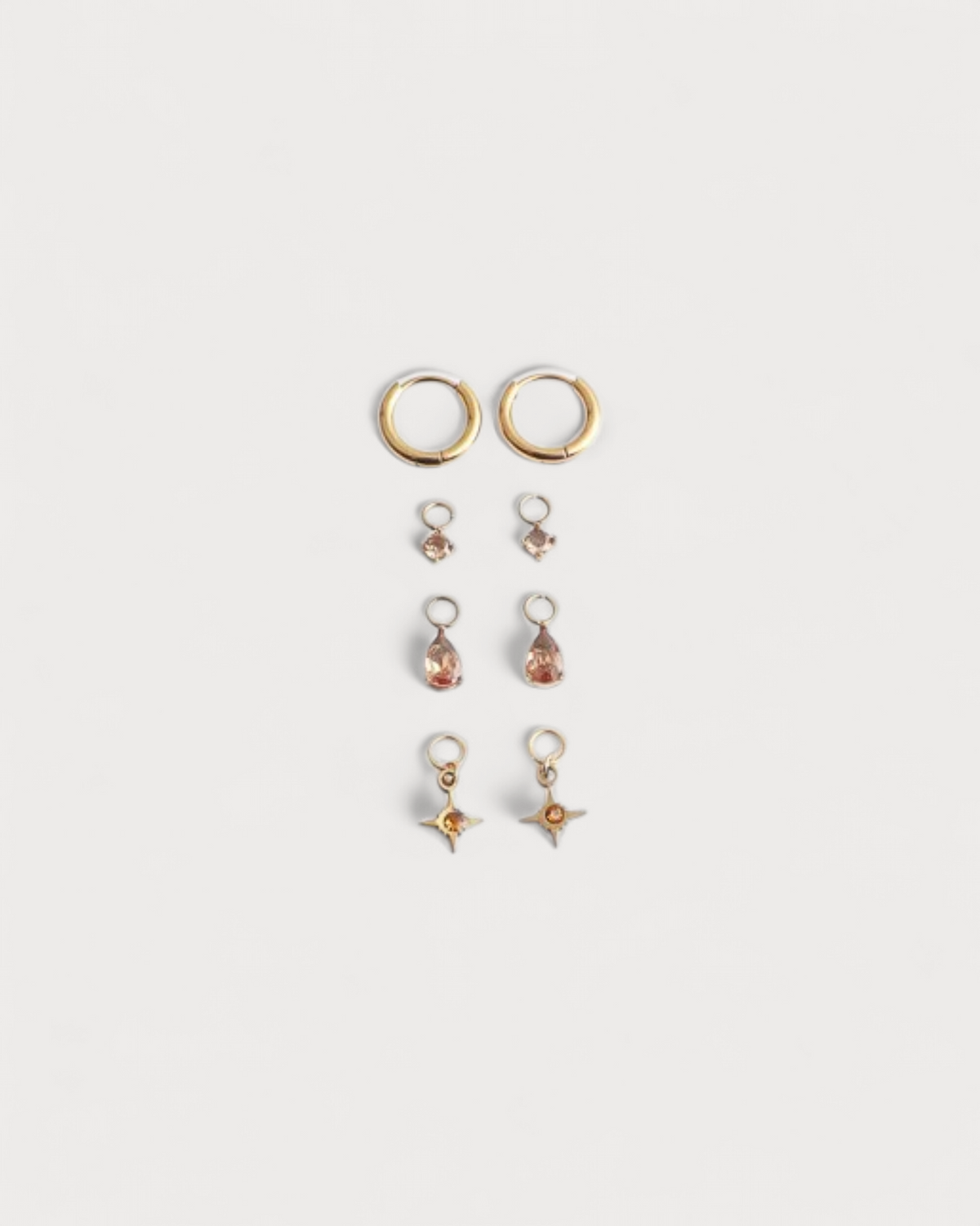 Birthstonebox Ohrringe – Set – Edelstahl